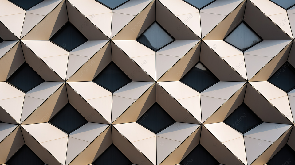 geometric panels in modern structures